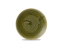 Plume Olive Coupe Plate